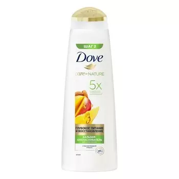 Бальзам-ополаскиватель для волос Dove Care By Nature «Глубокое питание и восстановление», 350 мл