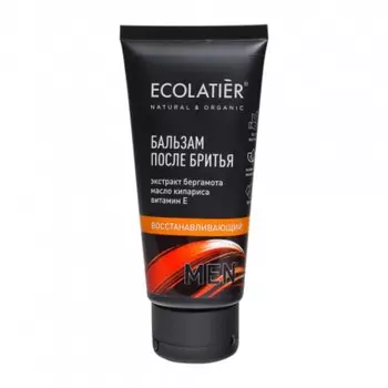 Бальзам после бритья мужской Ecolatier Men, восстанавливающий, 100 мл