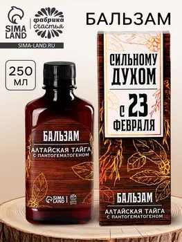 Бальзам «Сильному духом. 23 февраля», 250 мл.