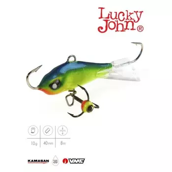 Балансир Lucky John BALTIC 4 + тройник, 4 см, цвет 29, блистер