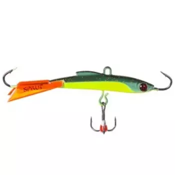 Балансир Sprut Usuri №7, 17 г, 7 см, цвет LBK + дополнительный тройник с фосфорной каплей