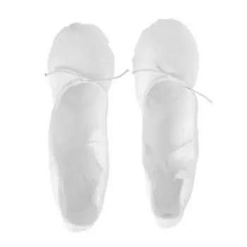 Балетки тиковые, длина по стельке 23,5 см, цвет белый