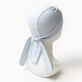 Бандана детская, цвет голубой меланж, размер 52-56