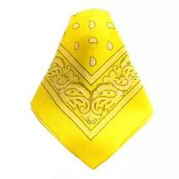 Бандана «Огурцы», лимонный