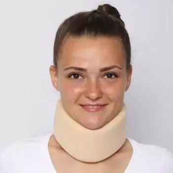 Бандаж для шейного отдела - "Крейт" (№10, бежевый) F-320, высота бандажа 10 см