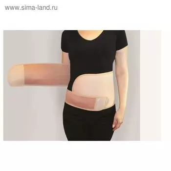 Бандаж послеоперационный НТ-О-014, 2-х панельный, размер L, цвет бежевый