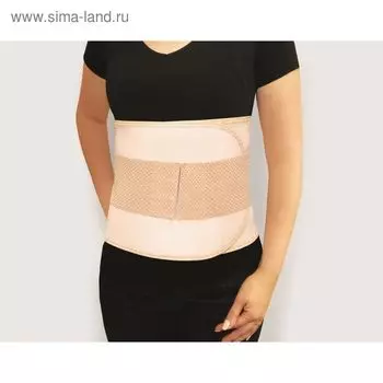 Бандаж послеоперационный НТ-О-017ДС, с дополнительной стяжкой, размер S, цвет бежевый