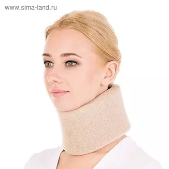 Бандаж шейный ТРИВЕС Т.51.01, взрослый, размер 9, высота 9 см, цвет бежевый