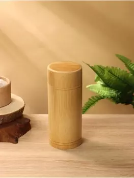 Банка для чая, 20 см, бамбук