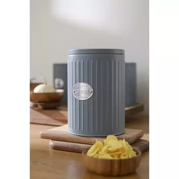 Банка для хранения крупы Smart Solutions Zinco, 2.2 л, цвет серый