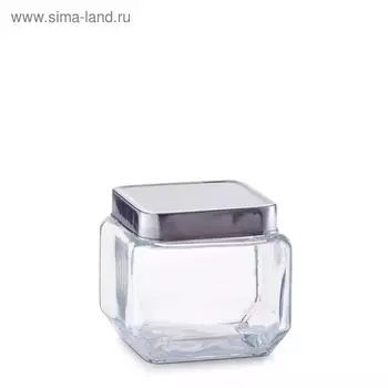 Банка для продуктов, металлическая крышка