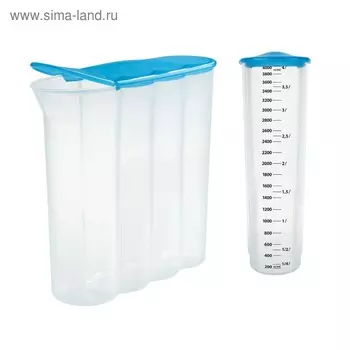 Банка для сыпучих продуктов, 4 л, 23 х 10 х 27 см