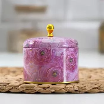 Банка для сыпучих продуктов «Цветок», 200 мл, d=8 см