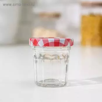 Банка для сыпучих продуктов «Домашний очаг», 50 мл, 5×5 см, цвет МИКС