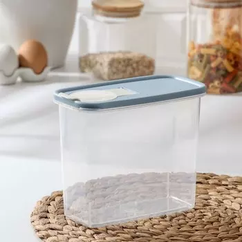 Банка для сыпучих продуктов «Лагда», 18,5×10×15 см, цвет МИКС