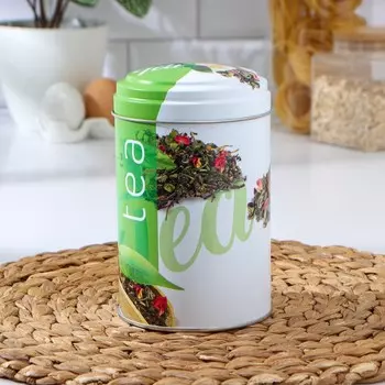 Банка для сыпучих продуктов «Сканди», 1 л, 10×14,5 см, цвет и рисунок МИКС