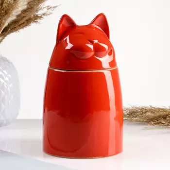 Банка "Котик" 0,95л / 20х11см, стандарт