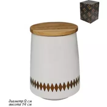 Банка с крышкой Tekito, размер 14 × 9 см