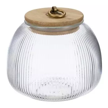 Банка стеклянная Regent Linea Lantern, с крышкой, 950 мл