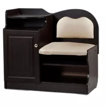 Банкетка №1, 900х430х920, Венге/Бежевый(101)