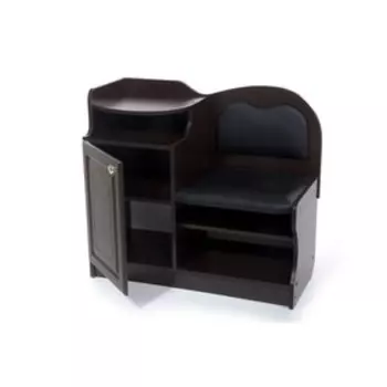 Банкетка №1, 900х430х920, Венге/Черный(118)