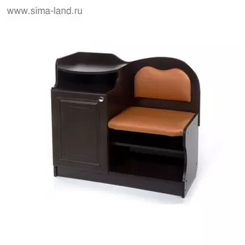 Банкетка №1, 900х430х920, Венге/Оранжевый(120)