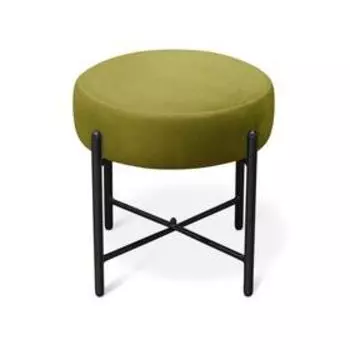 Банкетка 410х410х400 фисташковый/черный муар