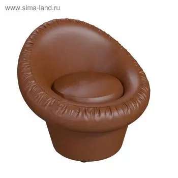 Банкетка 690*690*690 Кож.зам коричневый