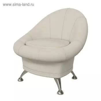 Банкетка 690*690*790 Кож.зам белый