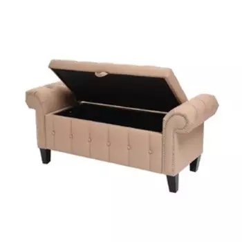 Банкетка Беркли 1370х470хН580 экокожа бежевый