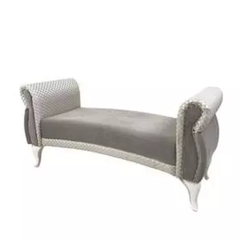 Банкетка без спинки «Лилия», цвет найс пебел / аделина даймонд бежевый