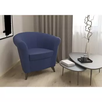 Банкетка «Лагуна», 780630790 мм, велюр, цвет сапфир