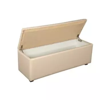 Банкетка «Монако - 2», с ящиком, 1210420х430 мм, искусственная кожа, цвет бежевый