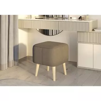 Банкетка «Моно mini», 420420460 мм, велюр, цвет орех