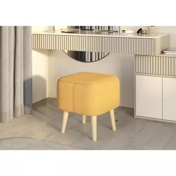 Банкетка «Моно mini», 420420460 мм, велюр, цвет горчица