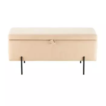 Банкетка с хранением Merana 460, ткань Ultra IVORY