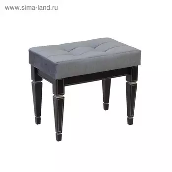 Банкетка Васко В 97Н, 600х380х520, Венге/Серебро