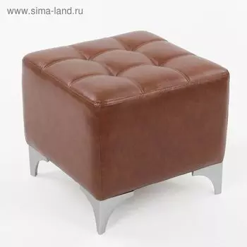 Банкетка ЖОЗЕФИНА 480*480*415 Кож.зам коричневый