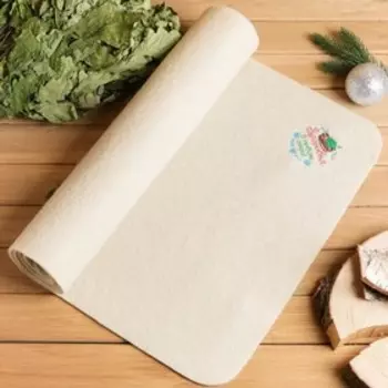 Банный лежак "Здоровья в Новом Году" 15050 см