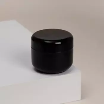 Баночка для хранения, 50 г, цвет чёрный