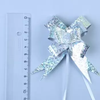 Бант-бабочка №1,8, серебро