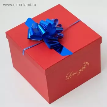 Бант-шар № 3 голография, синий