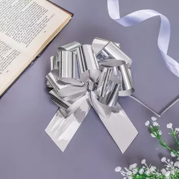 Бант - шар №5, серебро