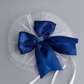 Бантики на ручки свадебного автомобиля, 4 шт., синие