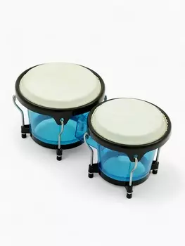 Барабан Бонго Music Life 67 дюймов, пластиковый, синий