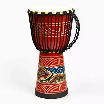 Барабан Джембе «Цветок», 2350 см, коричневый