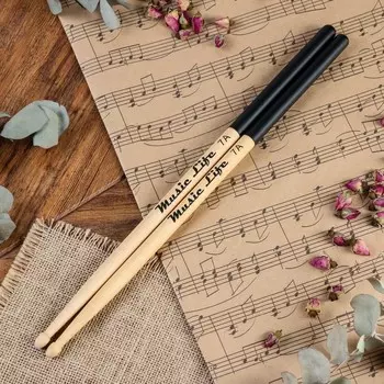 Барабанные палочки Music Life, 7 А, клен, черные