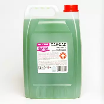 "Бархат-ULTRA Санфас" 5л.средство для ухода за туалетом и ванной комнатой