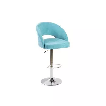Барный стул Мирелла Инфинити 08 Бирюзовый/ Хром