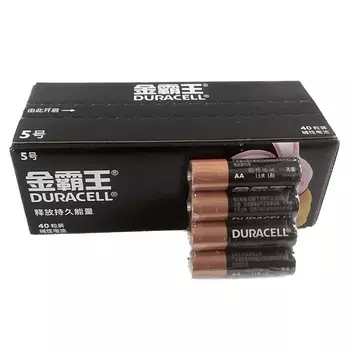 Батарейка алкалиновая Duracell Basic (CH), AA, LR06-40BOX, 1.5В, набор, 40 шт